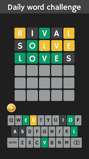 Wordless: A novel word game ekran görüntüsü