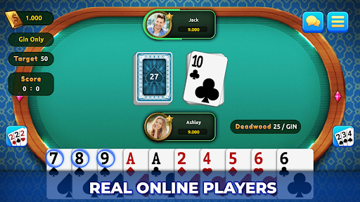 Gin Rummy Champions : Online ekran görüntüsü