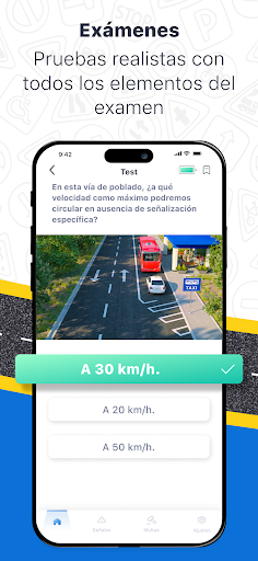 Emyat: Autoescuela tests DGT ekran görüntüsü