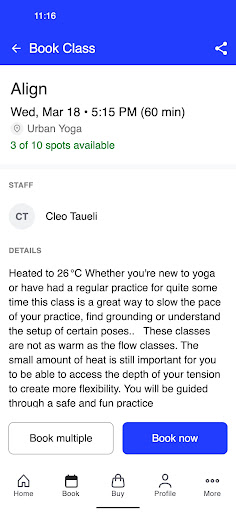 Urban Yoga Central Coast ekran görüntüsü