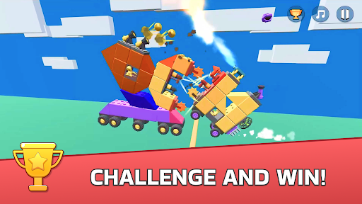 Blocky Cars: Crash Arena ekran görüntüsü