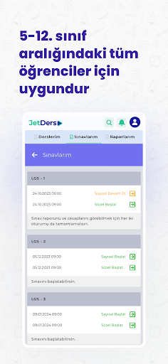 JetDers ekran görüntüsü