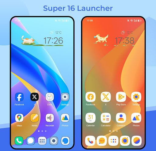 Super16 Launcher for Android16 ekran görüntüsü