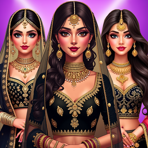 Indian Girl Dress Up & Makeup