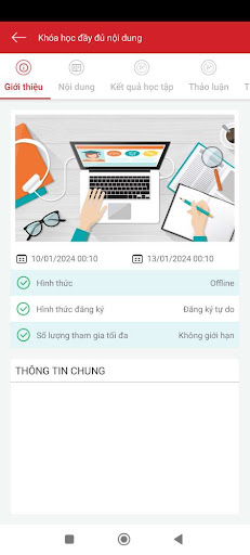 Vincom E-learning ekran görüntüsü