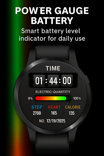 FitStep Digital WatchFace ekran görüntüsü