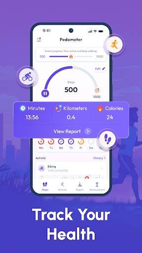 Walk Tracker - Daily Pedometer ekran görüntüsü