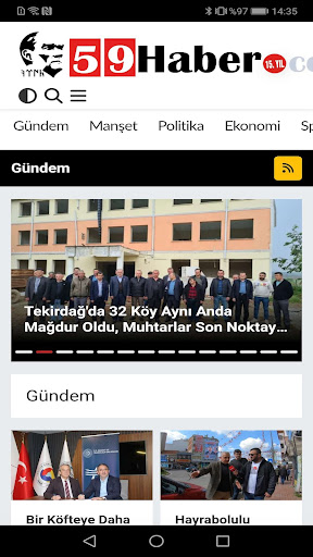 59 Haber ekran görüntüsü