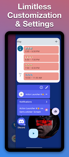 Action Launcher ekran görüntüsü