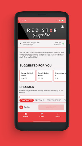 Red Star Burger Bar ekran görüntüsü