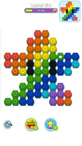 Nut n Bolt Sort: Color Puzzle ekran görüntüsü