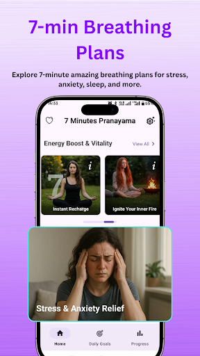 7 Minute Pranayama ekran görüntüsü