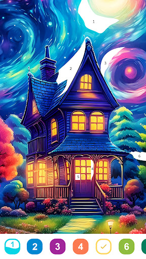 Fantasy Color-Color by Number ekran görüntüsü