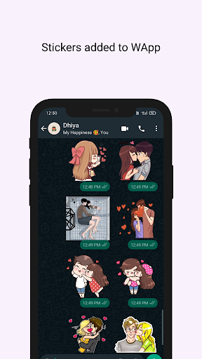 456+ Cute Couple Stickers ekran görüntüsü