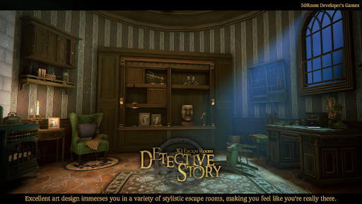 3D Escape Room Detective Story ekran görüntüsü