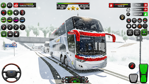 Open World Bus Driving Game 3d ekran görüntüsü