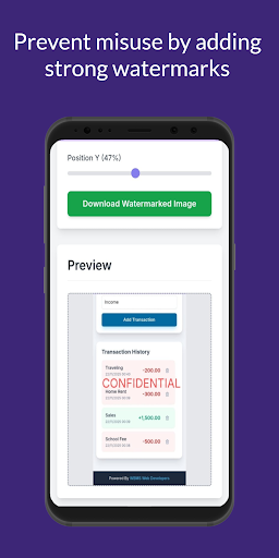 Document Watermarking App ekran görüntüsü