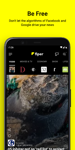 Fiper - News Reader with RSS ekran görüntüsü