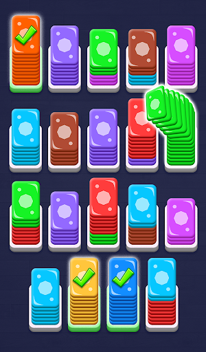 Card Shuffle: Color Sorting 3D ekran görüntüsü