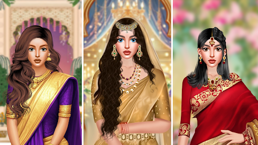 Indian Bridal Fashion Dress up ekran görüntüsü