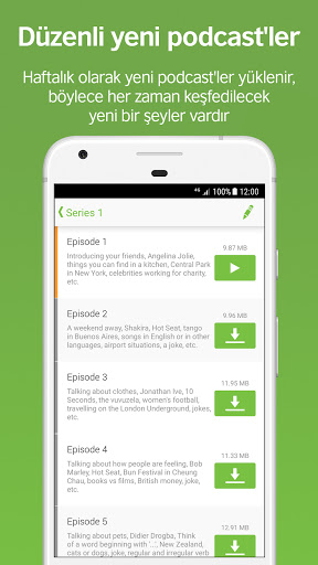 LearnEnglish Podcasts ekran görüntüsü