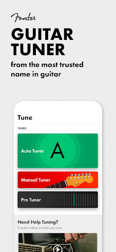 Fender Guitar Tuner ekran görüntüsü