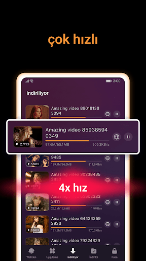 X İndirici ve Video Oynatıcı ekran görüntüsü