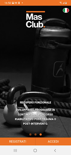 Mas Club Fitness ekran görüntüsü
