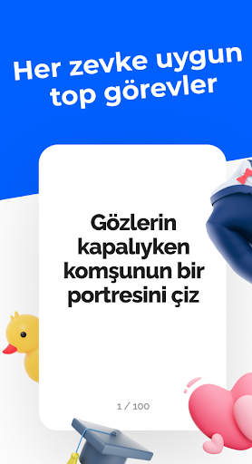 Cesaret Oyunları. Parti oyunu ekran görüntüsü