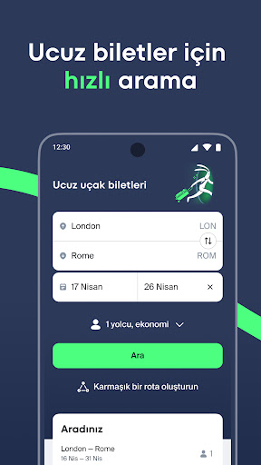 Kupibilet ucuz uçak biletleri ekran görüntüsü