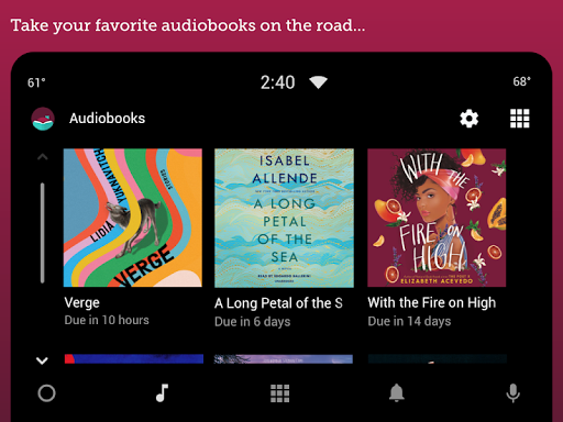 Libby for Android Automotive ekran görüntüsü