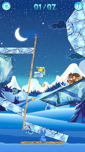 Slice the Ice - physics game! ekran görüntüsü