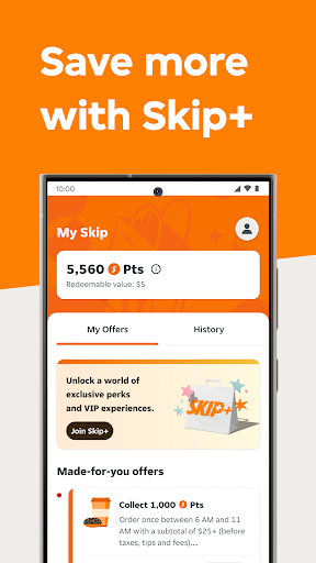 Skip - Food & Grocery Delivery ekran görüntüsü