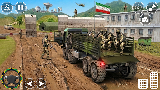 Army Truck Game Simulator 3D ekran görüntüsü