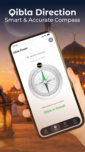 Qibla Compass & Prayer Times ekran görüntüsü
