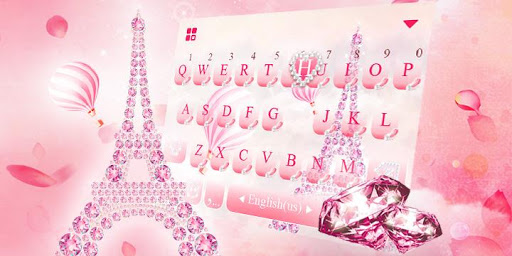 Pink Diamond Paris Tema ekran görüntüsü
