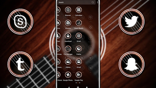 Guitar Launcher Theme ekran görüntüsü