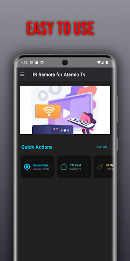 Remote for Atemio tv ekran görüntüsü