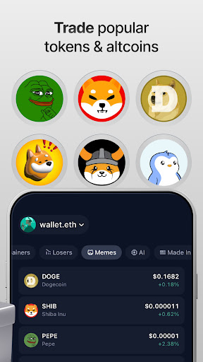 Crypto.com: Onchain Wallet ekran görüntüsü