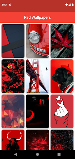Red Wallpapers ekran görüntüsü