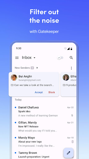 Spark Mail: AI Email, Calendar ekran görüntüsü