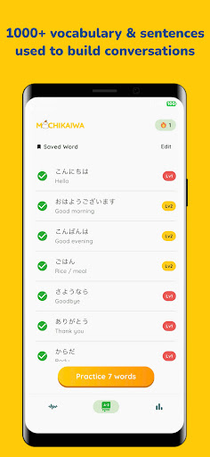 MochiKaiwa - Speak Japanese ekran görüntüsü