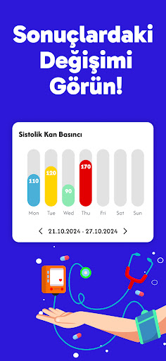 Kan Basıncı Takibi ve Günlüğü ekran görüntüsü