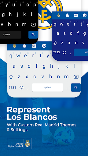 Real Madrid Keyboard ekran görüntüsü