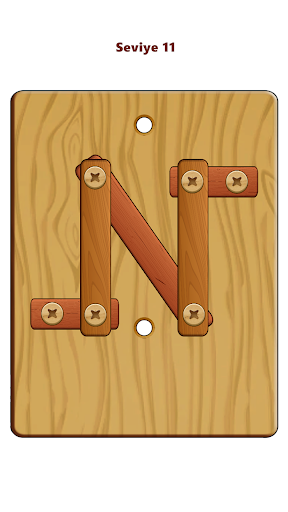 Wood Nuts & Bolts Puzzle ekran görüntüsü