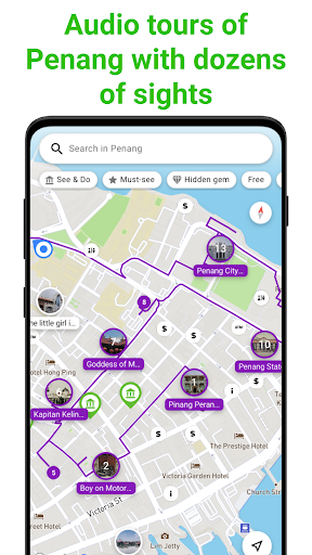 Penang Tour Guide:SmartGuide ekran görüntüsü