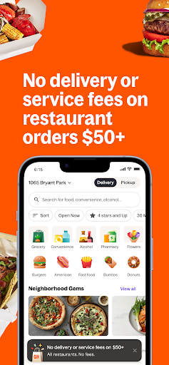 Grubhub: Food Delivery ekran görüntüsü