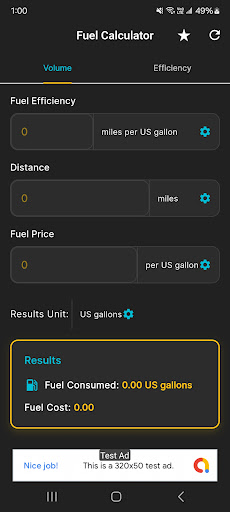 Fuel Calculator ekran görüntüsü
