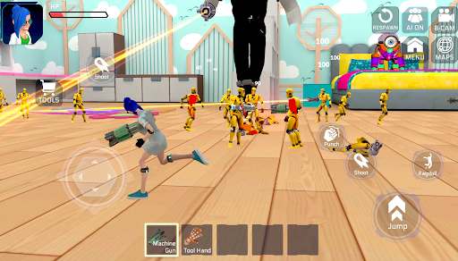 Ragdoll Chaos: Physics Sandbox ekran görüntüsü