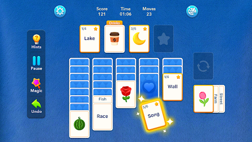 Spider Solitaire: Word Games ekran görüntüsü